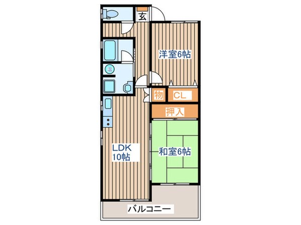 グリーンライフいぶきの物件間取画像